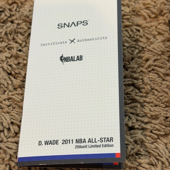 NBA SNAPS Limited Edition Miami Heat D Wade SnapBack Hat Strap Accessory NIP - Picture 3 of 6